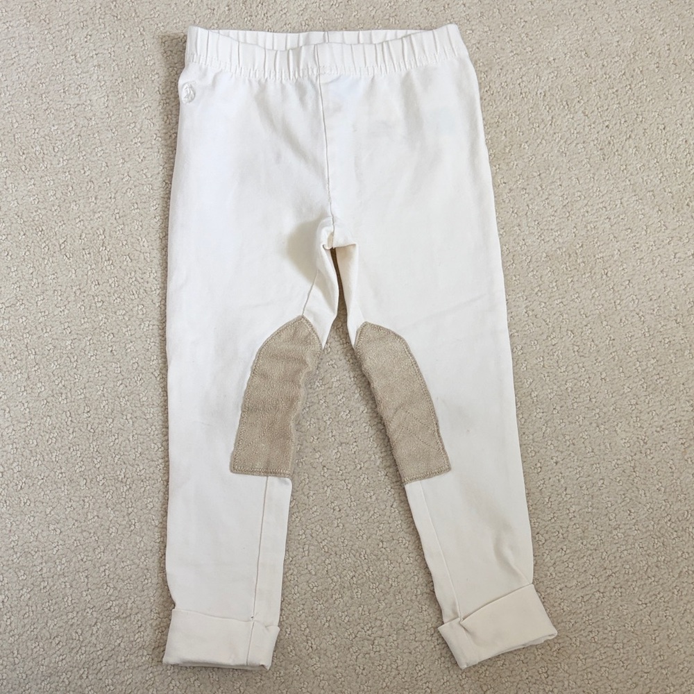 Ralph Lauren 3T Cream Leggings